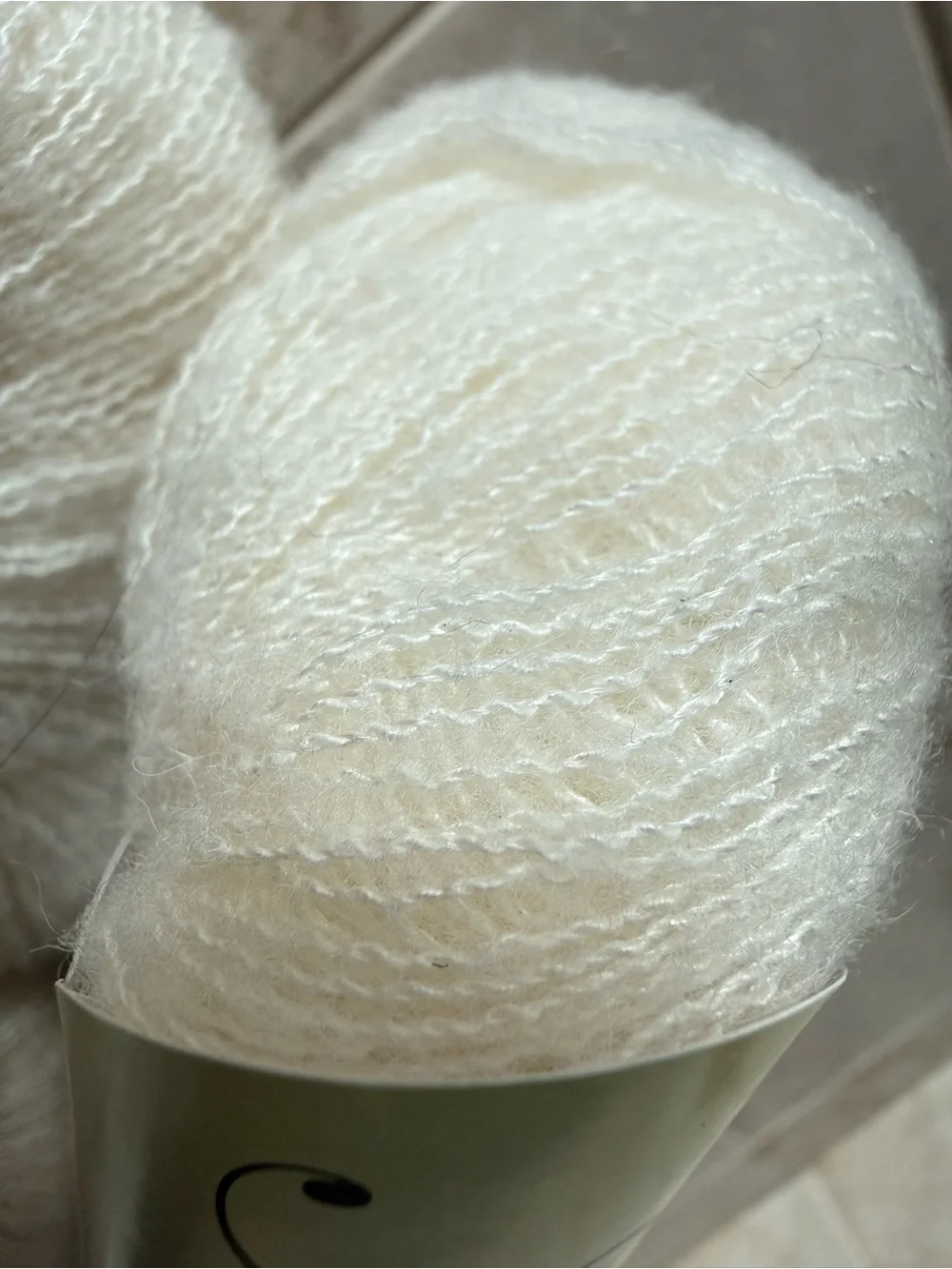 Josy by Bremont Soft Cream Lace-Weight Yarn - 4 Skeins Natural Off White/Cream